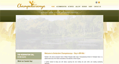 Desktop Screenshot of champakaranya.com